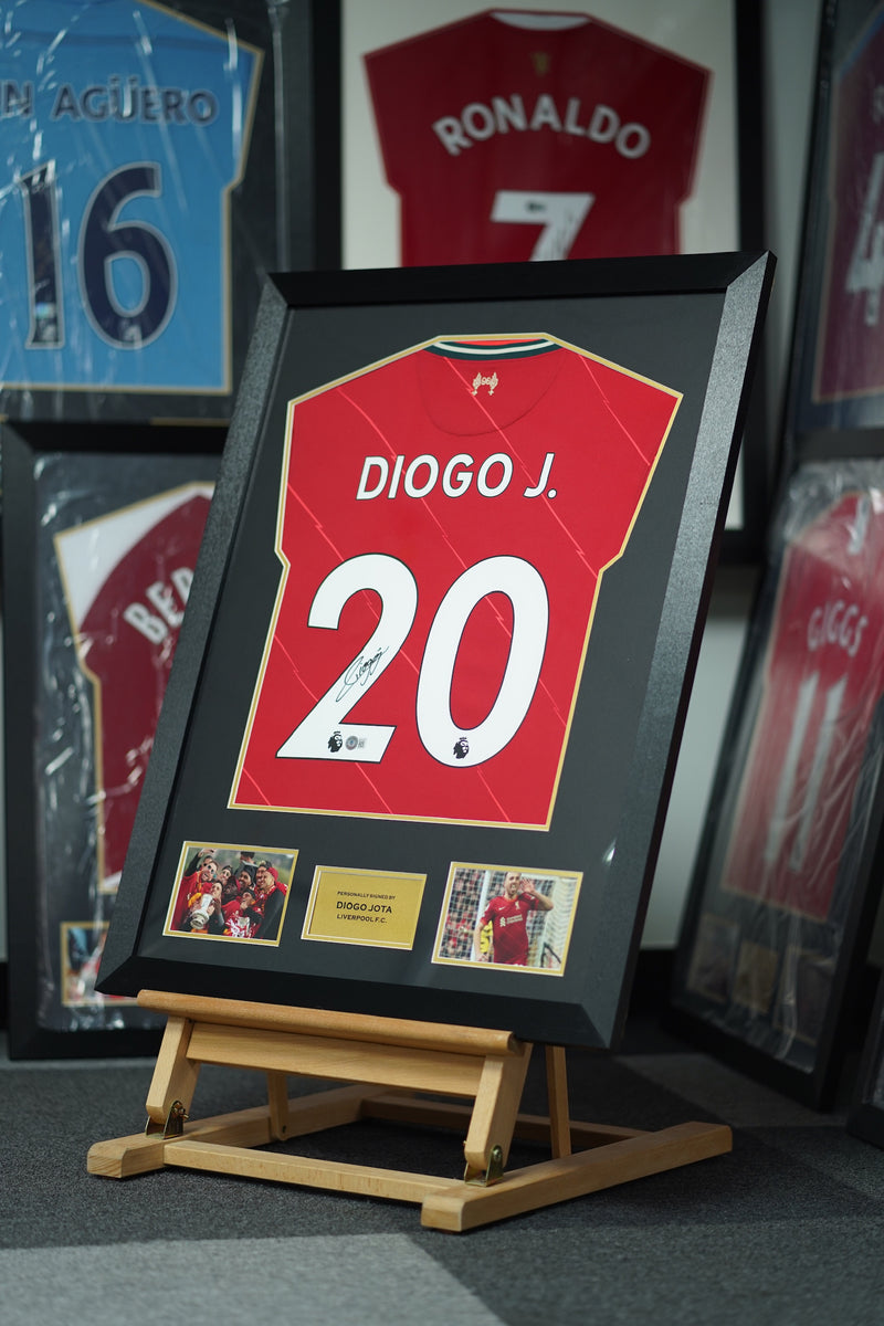 Kevin De Bruyne Manchester City Home Jersey Framed (Back Signed)