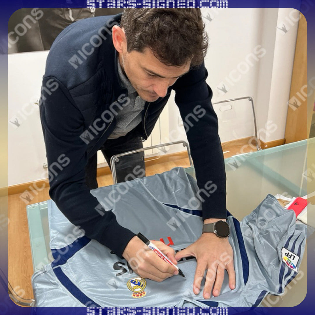 Iker Casillas Real Madrid Goalkeeper Jersey (Front Signed)