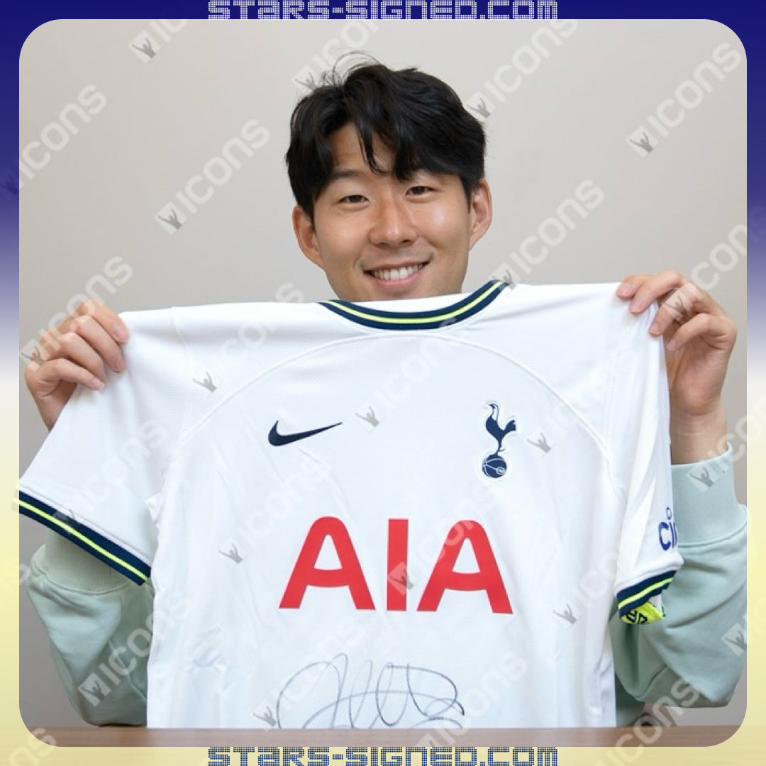 Son Heung-Min Tottenham Home Jersey (Front Signed)