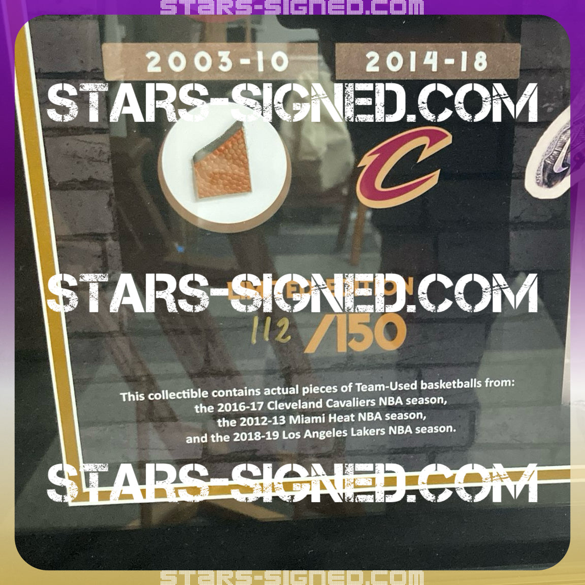 LeBron James 38,388+ NBA Scoring Record Game Used Basketball Collage Limited #112/150