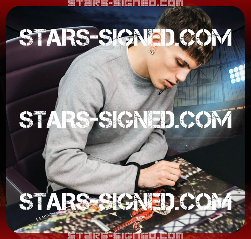 Alejandro Garnacho Man Utd Jersey Gold Frame (Back Signed)