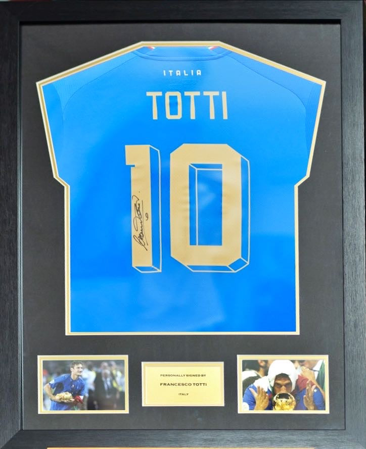 Lamine Yamal Barcelona Home Jersey Gold Frame (Back Signed)