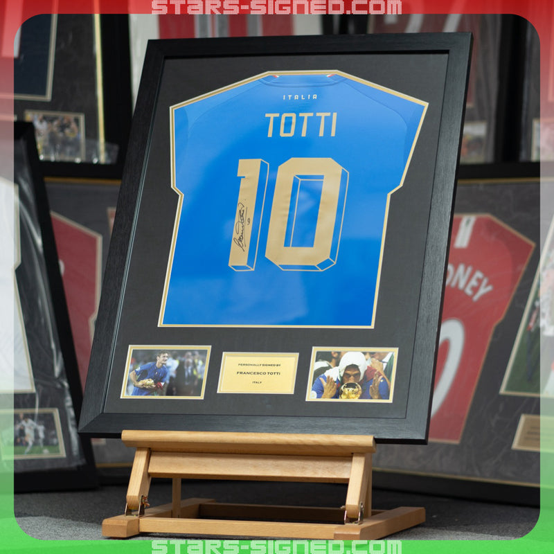 Lamine Yamal Barcelona Home Jersey Gold Frame (Back Signed)