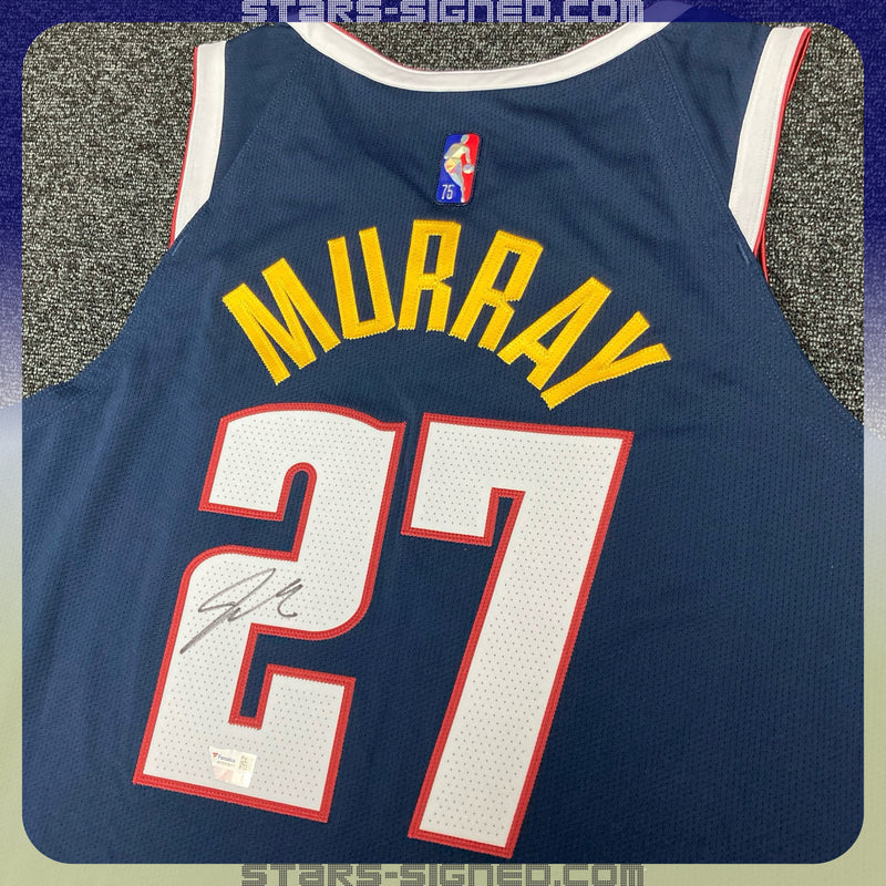 Jamal Murray Denver Nuggets Nike Authentic Jersey Framed (Back Signed)