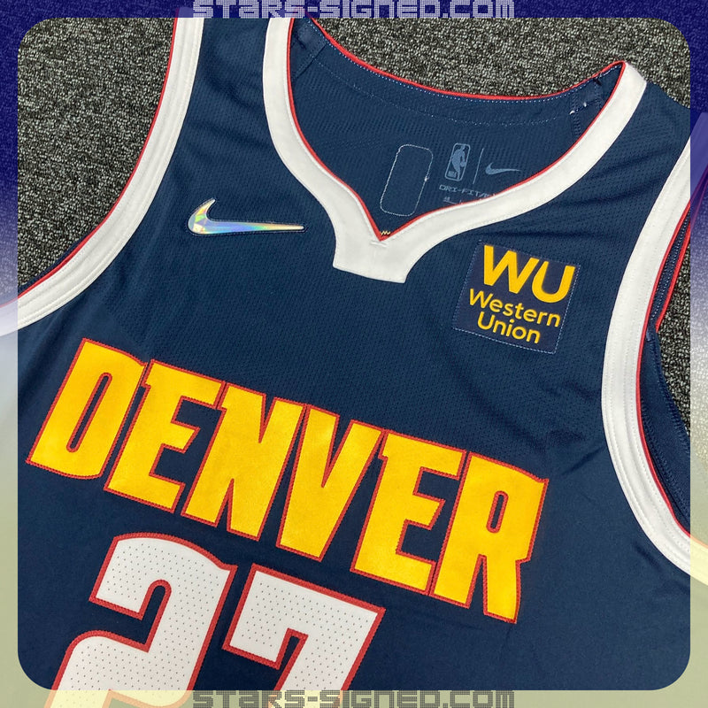 Jamal Murray Denver Nuggets Nike Authentic Jersey Framed (Back Signed)