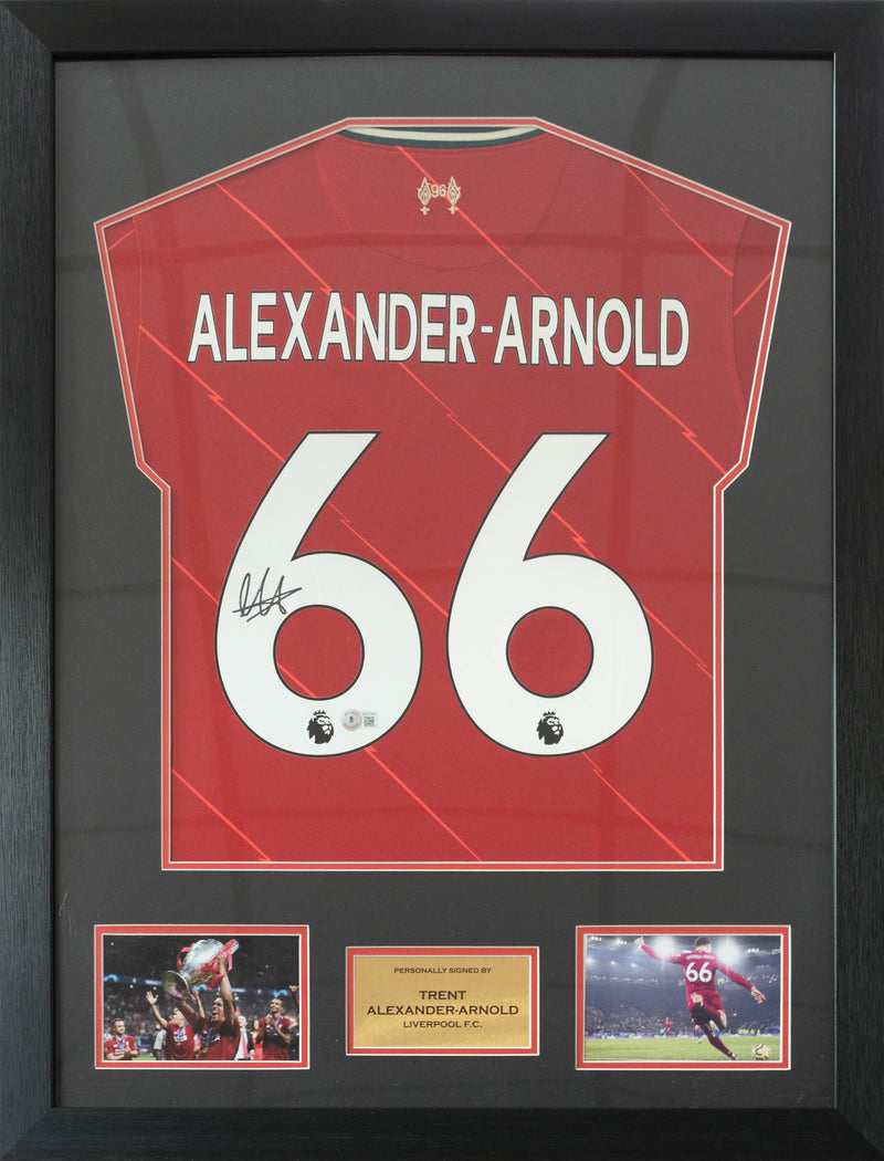 Thierry Henry Arsenal Home Jersey Framed (Back Signed)