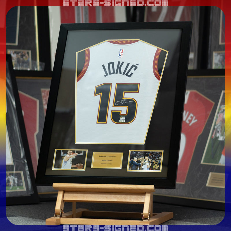 Nikola Jokić & Jamal Murray Denver Nuggets Dual Frame (Back Signed)