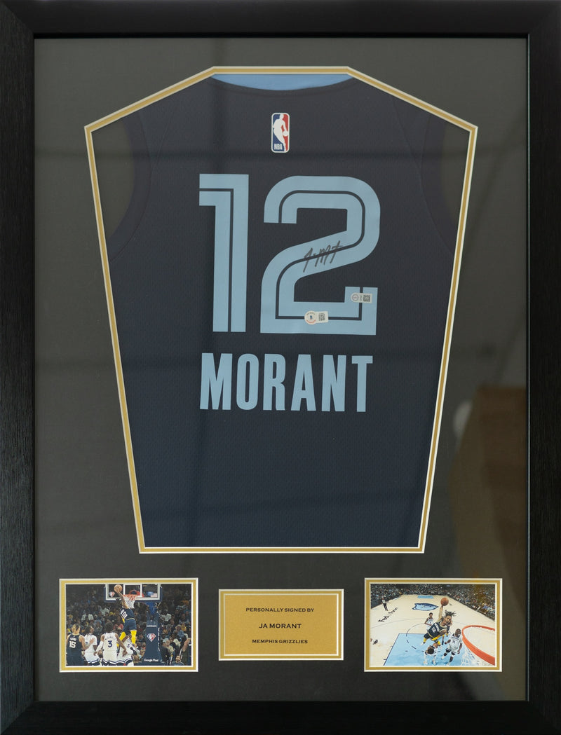 Phil Foden Manchester City Home Jersey Framed (Back Signed)