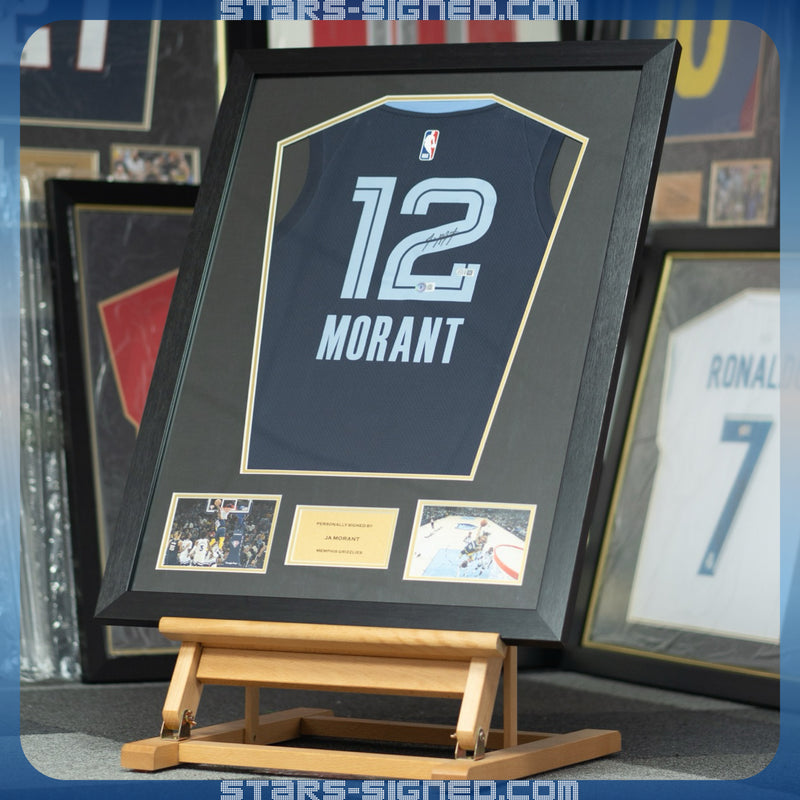 Phil Foden Manchester City Home Jersey Framed (Back Signed)
